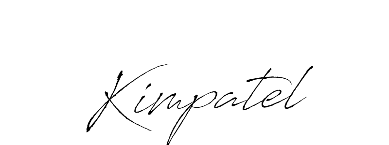 Create a beautiful signature design for name Kimpatel. With this signature (Antro_Vectra) fonts, you can make a handwritten signature for free. Kimpatel signature style 6 images and pictures png