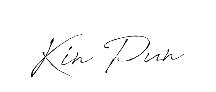 Similarly Antro_Vectra is the best handwritten signature design. Signature creator online .You can use it as an online autograph creator for name Kin Pun. Kin Pun signature style 6 images and pictures png