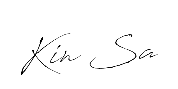 Create a beautiful signature design for name Kin Sa. With this signature (Antro_Vectra) fonts, you can make a handwritten signature for free. Kin Sa signature style 6 images and pictures png