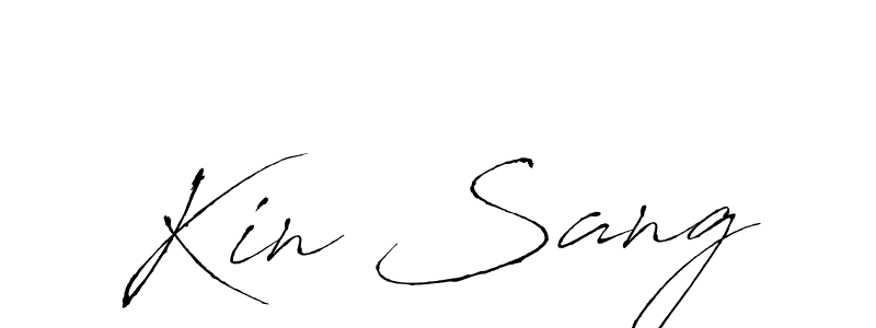 This is the best signature style for the Kin Sang name. Also you like these signature font (Antro_Vectra). Mix name signature. Kin Sang signature style 6 images and pictures png