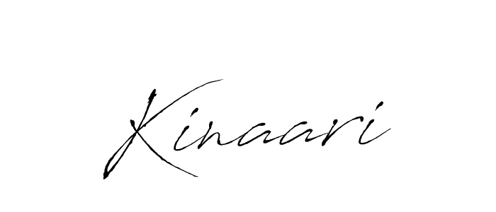 Design your own signature with our free online signature maker. With this signature software, you can create a handwritten (Antro_Vectra) signature for name Kinaari. Kinaari signature style 6 images and pictures png