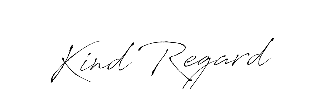 Design your own signature with our free online signature maker. With this signature software, you can create a handwritten (Antro_Vectra) signature for name Kind Regard. Kind Regard signature style 6 images and pictures png