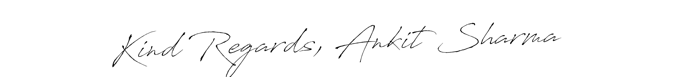 Make a beautiful signature design for name Kind Regards, Ankit Sharma. Use this online signature maker to create a handwritten signature for free. Kind Regards, Ankit Sharma signature style 6 images and pictures png