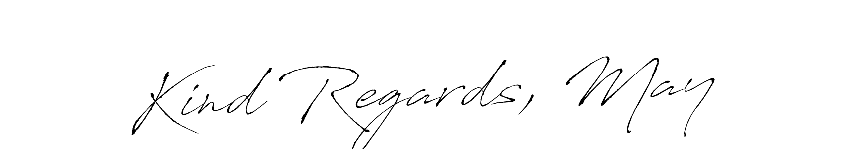 Once you've used our free online signature maker to create your best signature Antro_Vectra style, it's time to enjoy all of the benefits that Kind Regards, May name signing documents. Kind Regards, May signature style 6 images and pictures png