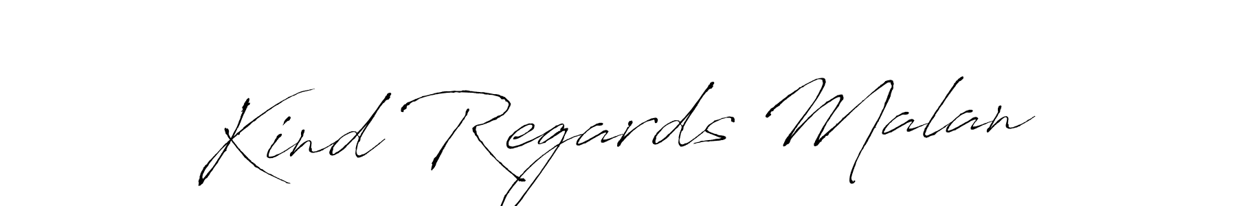 Design your own signature with our free online signature maker. With this signature software, you can create a handwritten (Antro_Vectra) signature for name Kind Regards Malan. Kind Regards Malan signature style 6 images and pictures png