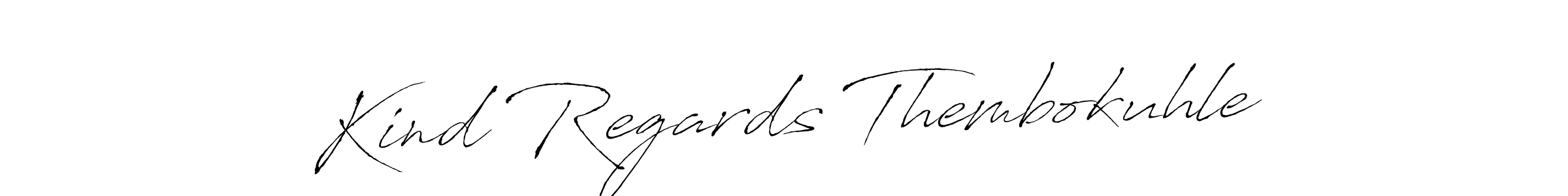 It looks lik you need a new signature style for name Kind Regards Thembokuhle. Design unique handwritten (Antro_Vectra) signature with our free signature maker in just a few clicks. Kind Regards Thembokuhle signature style 6 images and pictures png