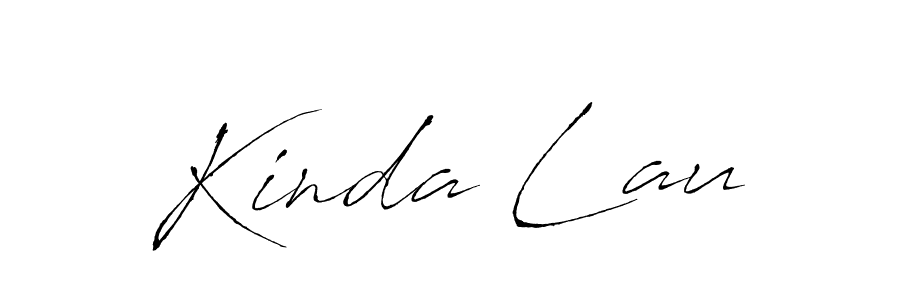 Create a beautiful signature design for name Kinda Lau. With this signature (Antro_Vectra) fonts, you can make a handwritten signature for free. Kinda Lau signature style 6 images and pictures png