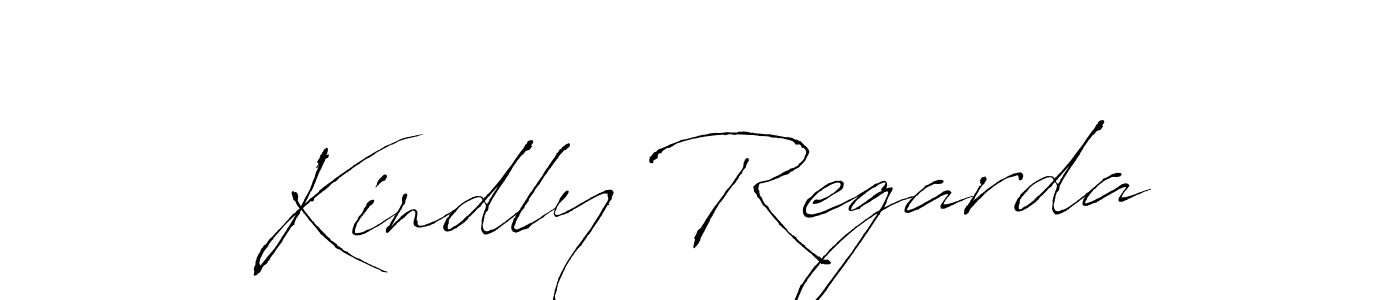 Make a beautiful signature design for name Kindly Regarda. With this signature (Antro_Vectra) style, you can create a handwritten signature for free. Kindly Regarda signature style 6 images and pictures png