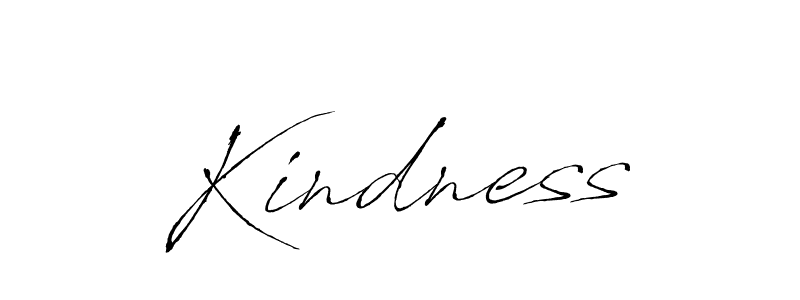 Antro_Vectra is a professional signature style that is perfect for those who want to add a touch of class to their signature. It is also a great choice for those who want to make their signature more unique. Get Kindness name to fancy signature for free. Kindness signature style 6 images and pictures png