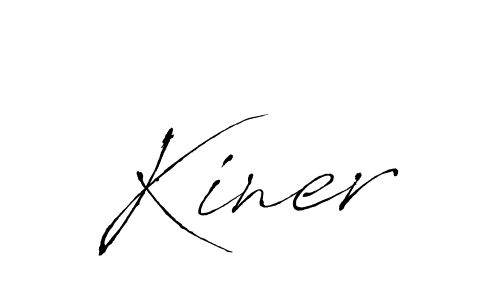 if you are searching for the best signature style for your name Kiner. so please give up your signature search. here we have designed multiple signature styles  using Antro_Vectra. Kiner signature style 6 images and pictures png