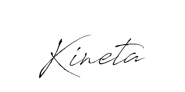 How to make Kineta name signature. Use Antro_Vectra style for creating short signs online. This is the latest handwritten sign. Kineta signature style 6 images and pictures png