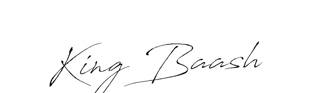 Once you've used our free online signature maker to create your best signature Antro_Vectra style, it's time to enjoy all of the benefits that King Baash name signing documents. King Baash signature style 6 images and pictures png