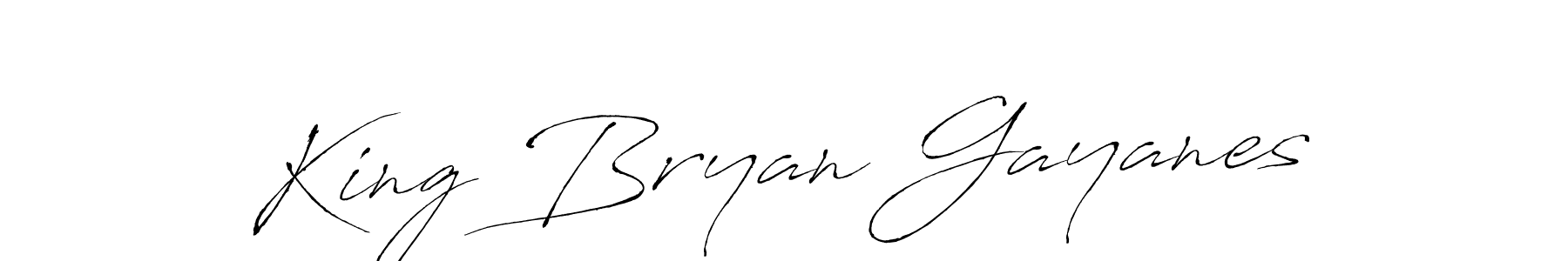 Similarly Antro_Vectra is the best handwritten signature design. Signature creator online .You can use it as an online autograph creator for name King Bryan Gayanes. King Bryan Gayanes signature style 6 images and pictures png