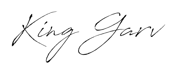 This is the best signature style for the King Garv name. Also you like these signature font (Antro_Vectra). Mix name signature. King Garv signature style 6 images and pictures png