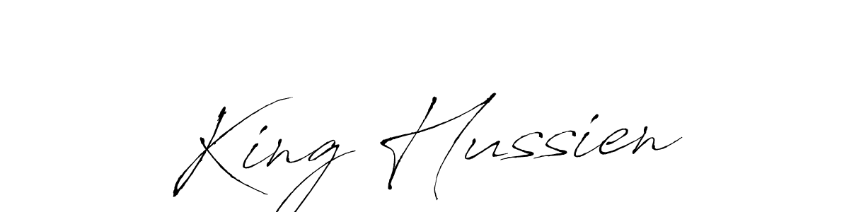 Antro_Vectra is a professional signature style that is perfect for those who want to add a touch of class to their signature. It is also a great choice for those who want to make their signature more unique. Get King Hussien name to fancy signature for free. King Hussien signature style 6 images and pictures png