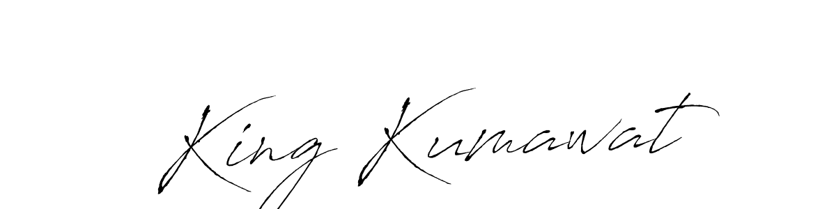 Also You can easily find your signature by using the search form. We will create King Kumawat name handwritten signature images for you free of cost using Antro_Vectra sign style. King Kumawat signature style 6 images and pictures png
