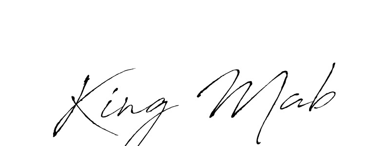 Design your own signature with our free online signature maker. With this signature software, you can create a handwritten (Antro_Vectra) signature for name King Mab. King Mab signature style 6 images and pictures png