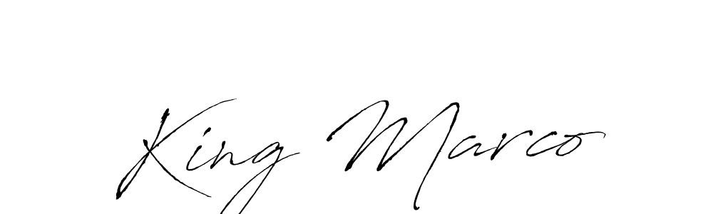 Once you've used our free online signature maker to create your best signature Antro_Vectra style, it's time to enjoy all of the benefits that King Marco name signing documents. King Marco signature style 6 images and pictures png