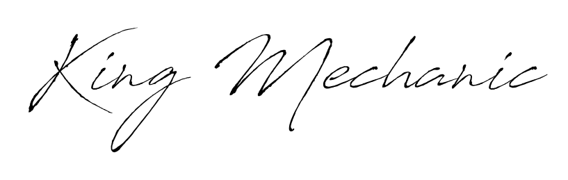 You should practise on your own different ways (Antro_Vectra) to write your name (King Mechanic) in signature. Don't let someone else do it for you. King Mechanic signature style 6 images and pictures png
