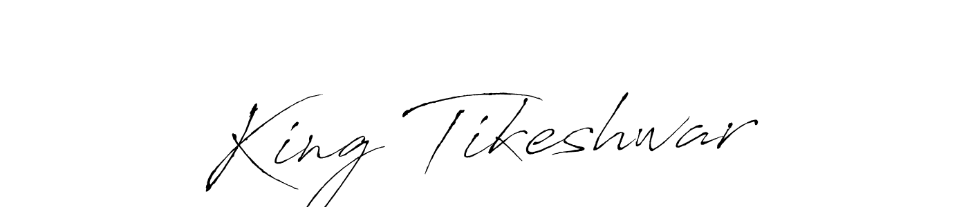 Use a signature maker to create a handwritten signature online. With this signature software, you can design (Antro_Vectra) your own signature for name King Tikeshwar. King Tikeshwar signature style 6 images and pictures png