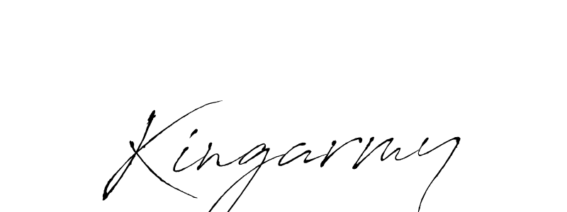 How to make Kingarmy name signature. Use Antro_Vectra style for creating short signs online. This is the latest handwritten sign. Kingarmy signature style 6 images and pictures png