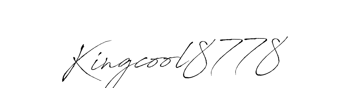 if you are searching for the best signature style for your name Kingcool8778. so please give up your signature search. here we have designed multiple signature styles  using Antro_Vectra. Kingcool8778 signature style 6 images and pictures png