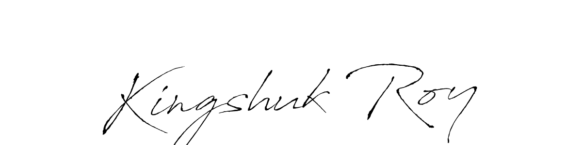 Also we have Kingshuk Roy name is the best signature style. Create professional handwritten signature collection using Antro_Vectra autograph style. Kingshuk Roy signature style 6 images and pictures png