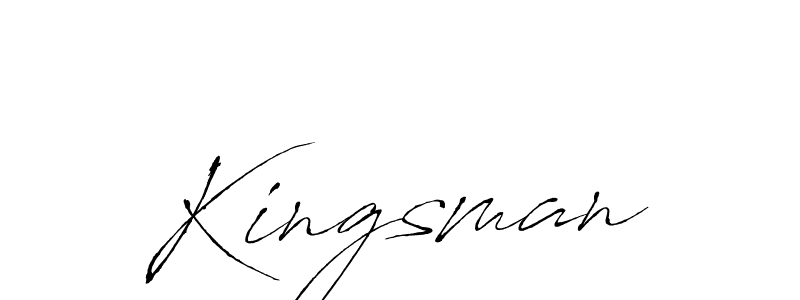Antro_Vectra is a professional signature style that is perfect for those who want to add a touch of class to their signature. It is also a great choice for those who want to make their signature more unique. Get Kingsman name to fancy signature for free. Kingsman signature style 6 images and pictures png