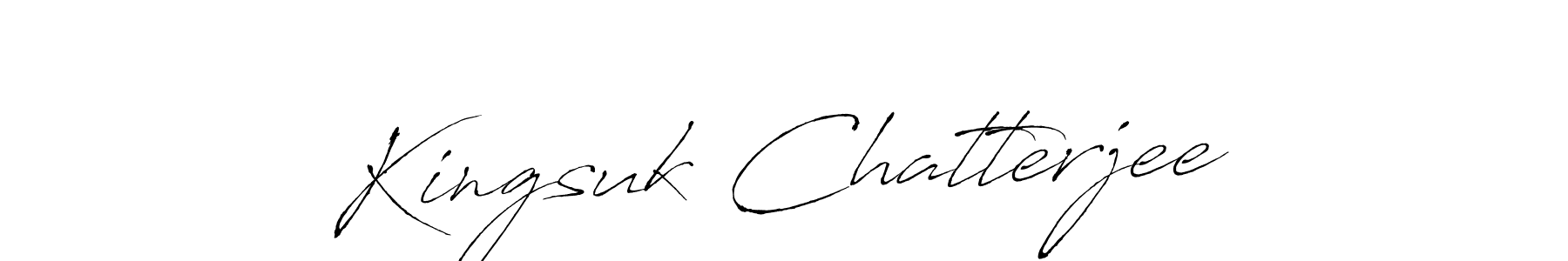 Also we have Kingsuk Chatterjee name is the best signature style. Create professional handwritten signature collection using Antro_Vectra autograph style. Kingsuk Chatterjee signature style 6 images and pictures png