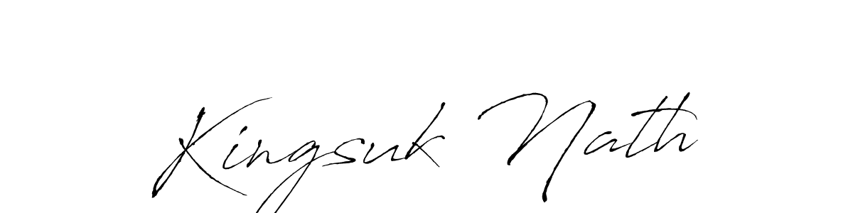 It looks lik you need a new signature style for name Kingsuk Nath. Design unique handwritten (Antro_Vectra) signature with our free signature maker in just a few clicks. Kingsuk Nath signature style 6 images and pictures png