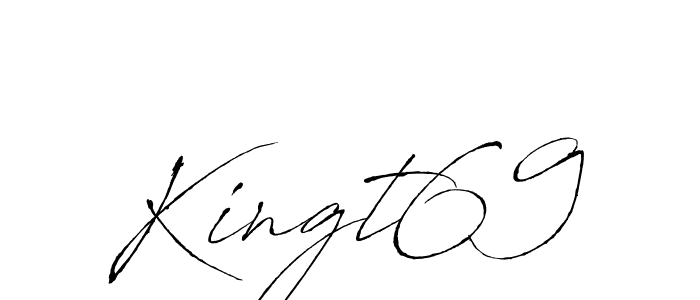 How to make Kingt69 signature? Antro_Vectra is a professional autograph style. Create handwritten signature for Kingt69 name. Kingt69 signature style 6 images and pictures png