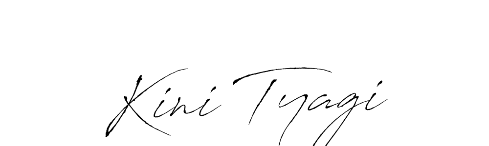 You should practise on your own different ways (Antro_Vectra) to write your name (Kini Tyagi) in signature. don't let someone else do it for you. Kini Tyagi signature style 6 images and pictures png