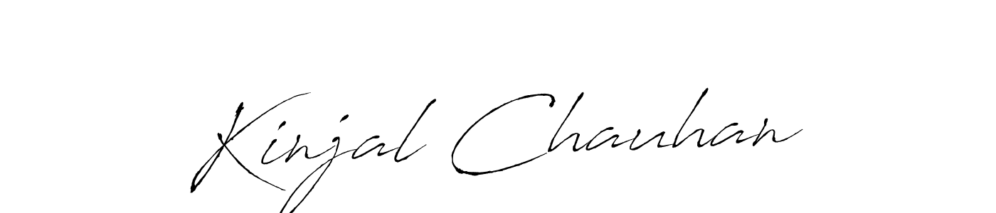 Antro_Vectra is a professional signature style that is perfect for those who want to add a touch of class to their signature. It is also a great choice for those who want to make their signature more unique. Get Kinjal Chauhan name to fancy signature for free. Kinjal Chauhan signature style 6 images and pictures png