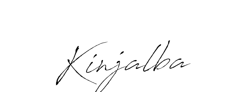 Also we have Kinjalba name is the best signature style. Create professional handwritten signature collection using Antro_Vectra autograph style. Kinjalba signature style 6 images and pictures png