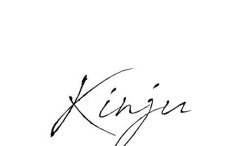 Kinju stylish signature style. Best Handwritten Sign (Antro_Vectra) for my name. Handwritten Signature Collection Ideas for my name Kinju. Kinju signature style 6 images and pictures png