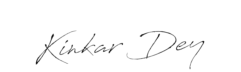 Create a beautiful signature design for name Kinkar Dey. With this signature (Antro_Vectra) fonts, you can make a handwritten signature for free. Kinkar Dey signature style 6 images and pictures png