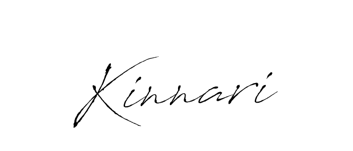 How to make Kinnari signature? Antro_Vectra is a professional autograph style. Create handwritten signature for Kinnari name. Kinnari signature style 6 images and pictures png
