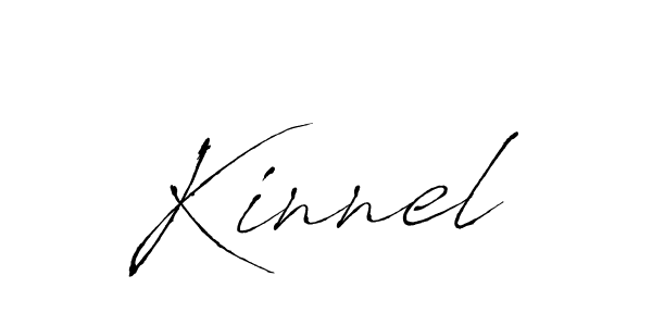 Kinnel stylish signature style. Best Handwritten Sign (Antro_Vectra) for my name. Handwritten Signature Collection Ideas for my name Kinnel. Kinnel signature style 6 images and pictures png