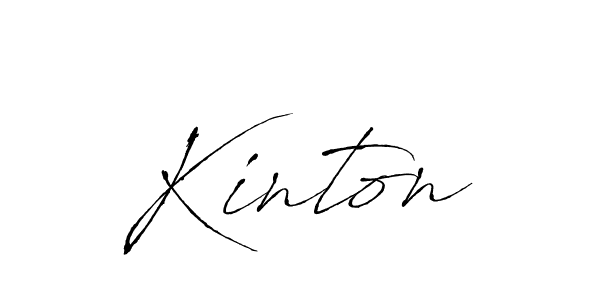 Make a beautiful signature design for name Kinton. With this signature (Antro_Vectra) style, you can create a handwritten signature for free. Kinton signature style 6 images and pictures png