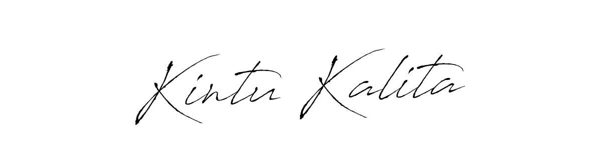 Use a signature maker to create a handwritten signature online. With this signature software, you can design (Antro_Vectra) your own signature for name Kintu Kalita. Kintu Kalita signature style 6 images and pictures png