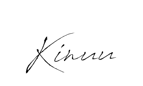 Create a beautiful signature design for name Kinuu. With this signature (Antro_Vectra) fonts, you can make a handwritten signature for free. Kinuu signature style 6 images and pictures png