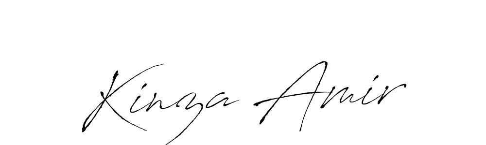 Also You can easily find your signature by using the search form. We will create Kinza Amir name handwritten signature images for you free of cost using Antro_Vectra sign style. Kinza Amir signature style 6 images and pictures png