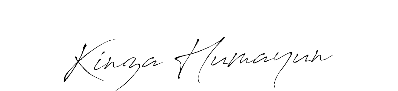 Design your own signature with our free online signature maker. With this signature software, you can create a handwritten (Antro_Vectra) signature for name Kinza Humayun. Kinza Humayun signature style 6 images and pictures png