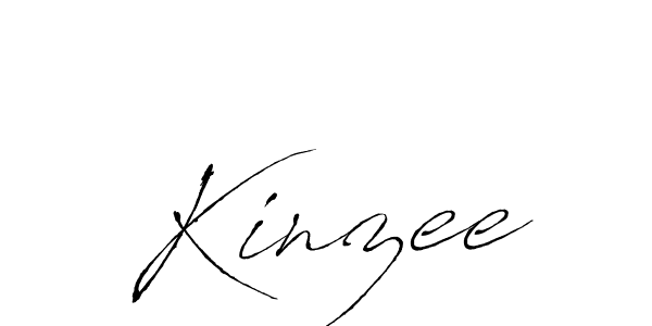 Use a signature maker to create a handwritten signature online. With this signature software, you can design (Antro_Vectra) your own signature for name Kinzee. Kinzee signature style 6 images and pictures png