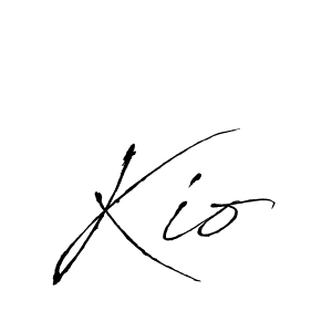 Antro_Vectra is a professional signature style that is perfect for those who want to add a touch of class to their signature. It is also a great choice for those who want to make their signature more unique. Get Kio name to fancy signature for free. Kio signature style 6 images and pictures png
