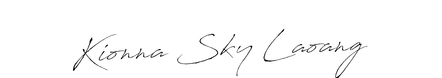 Here are the top 10 professional signature styles for the name Kionna Sky Laoang. These are the best autograph styles you can use for your name. Kionna Sky Laoang signature style 6 images and pictures png