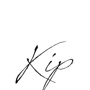 Make a beautiful signature design for name Kip. With this signature (Antro_Vectra) style, you can create a handwritten signature for free. Kip signature style 6 images and pictures png