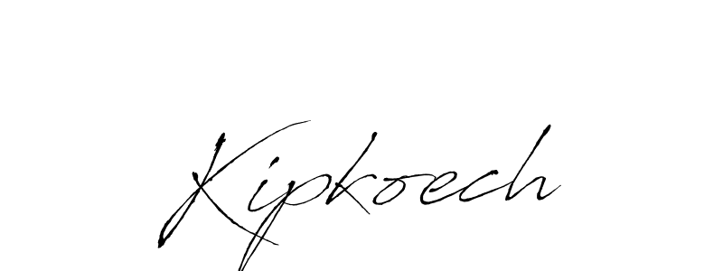 Make a beautiful signature design for name Kipkoech. With this signature (Antro_Vectra) style, you can create a handwritten signature for free. Kipkoech signature style 6 images and pictures png