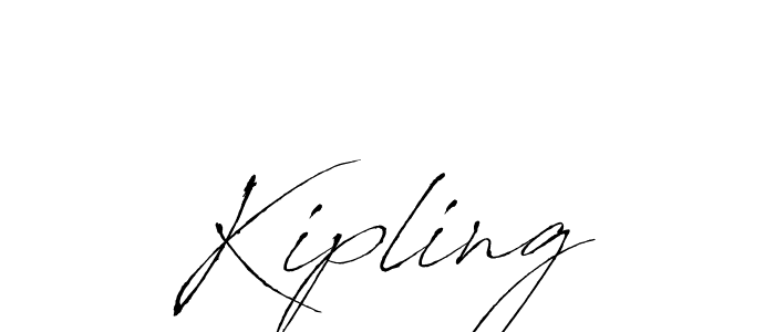 How to make Kipling signature? Antro_Vectra is a professional autograph style. Create handwritten signature for Kipling name. Kipling signature style 6 images and pictures png