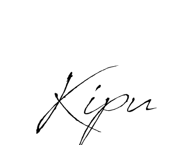 How to make Kipu signature? Antro_Vectra is a professional autograph style. Create handwritten signature for Kipu name. Kipu signature style 6 images and pictures png